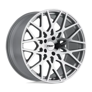 TSW Wheels – VALE – Silver – 17″x8″ 40mm – Summer Wheels – 1780VLE405108S72